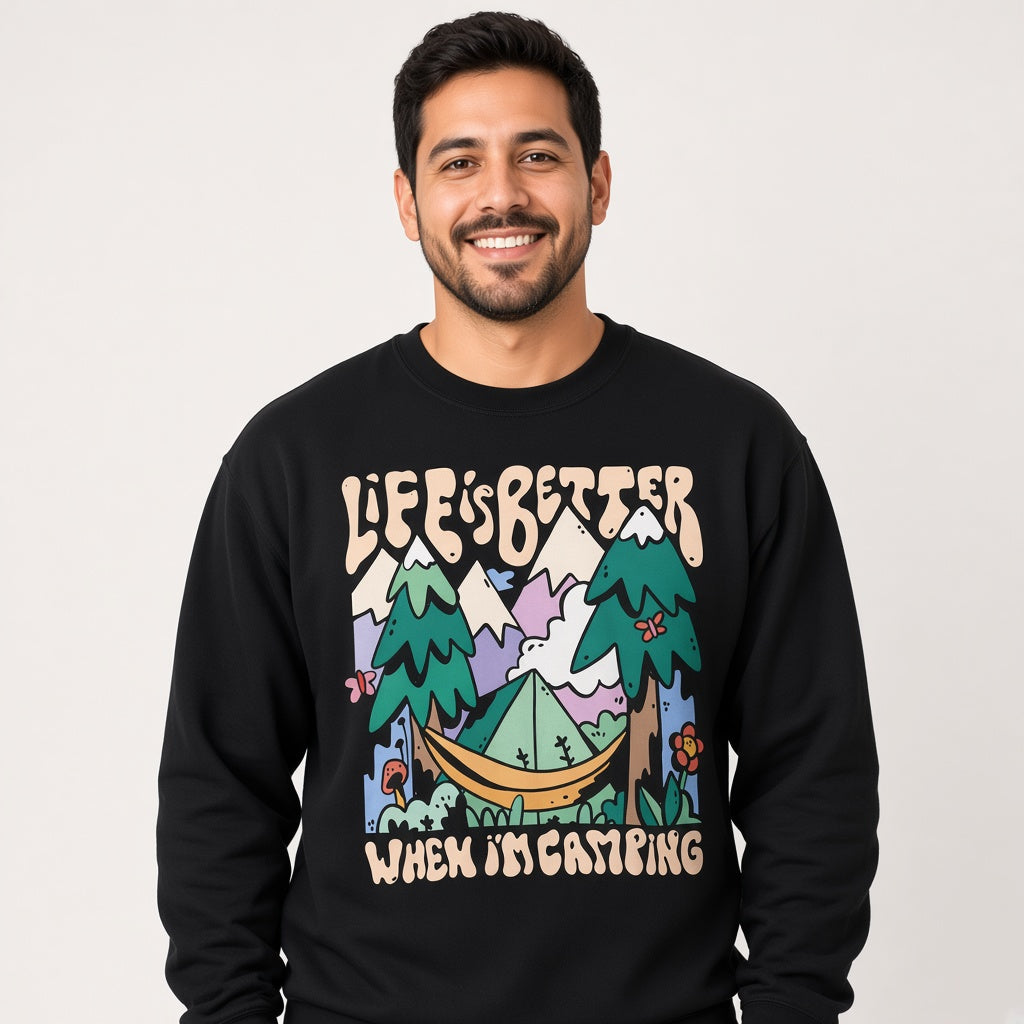 Camping lover Sweatshirt, Funny Unisex sweatshirt