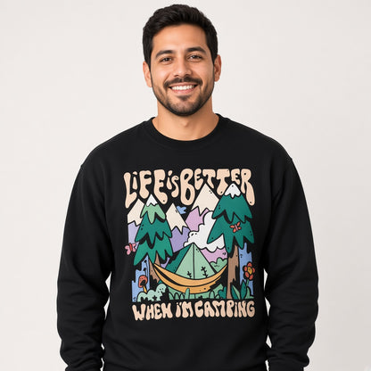 Camping lover Sweatshirt, Funny Unisex sweatshirt