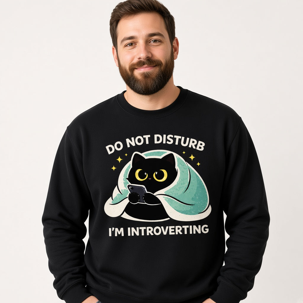 Do Not Disturb I'm Introverting Sweatshirt