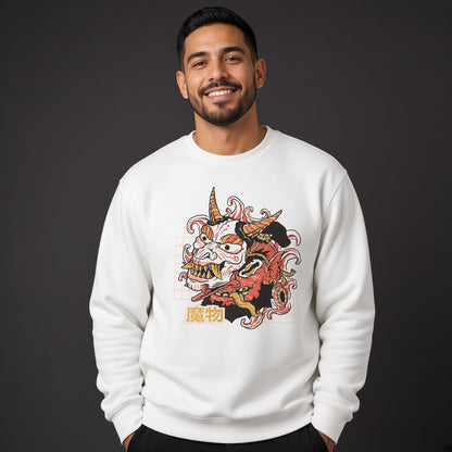 Dragon mask sweatshirt, funny sweatshirt, graphic shirts, Anime unisex tshirt