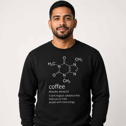 Caffeine Molecule Sweatshirt