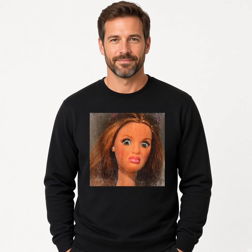 Funny Disgusted Doll Face Meme Sweatshirt
