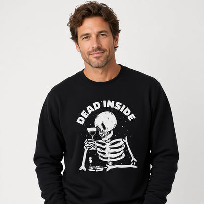 Dead inside sweatshirt, funny sweatshirt, graphic shirts, unisex tshirt, printed sweatshirt