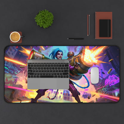 Anime Jinx League of Legends Desk Mat