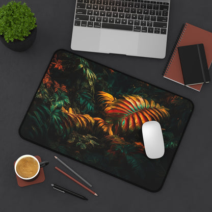 Tropical forest Desk Mat, Gaming keyboard matt, mousepad large, XXL extended deskpad mouse pad - Bold Print