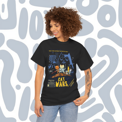 Cat Wars Funny T-Shirt, Funny Unisex tee