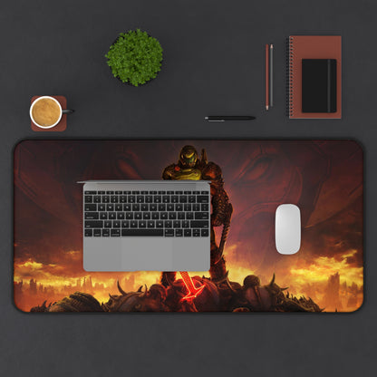 Doom Desk Mat, Gaming keyboard matt, mousepad large, XXL extended deskpad mouse pad - Bold Print