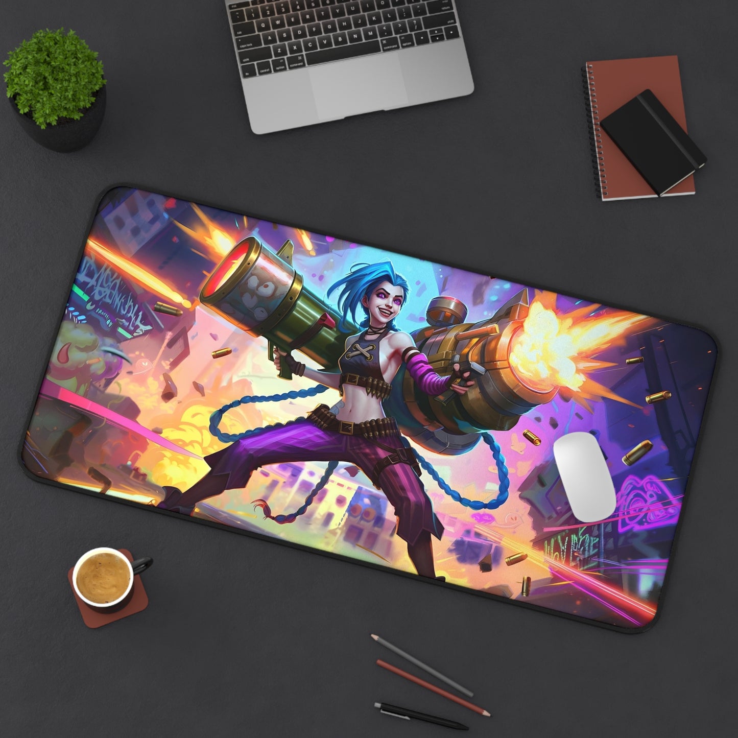Anime Jinx League of Legends Desk Mat
