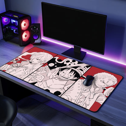 One Piece characters Anime Desk Mat