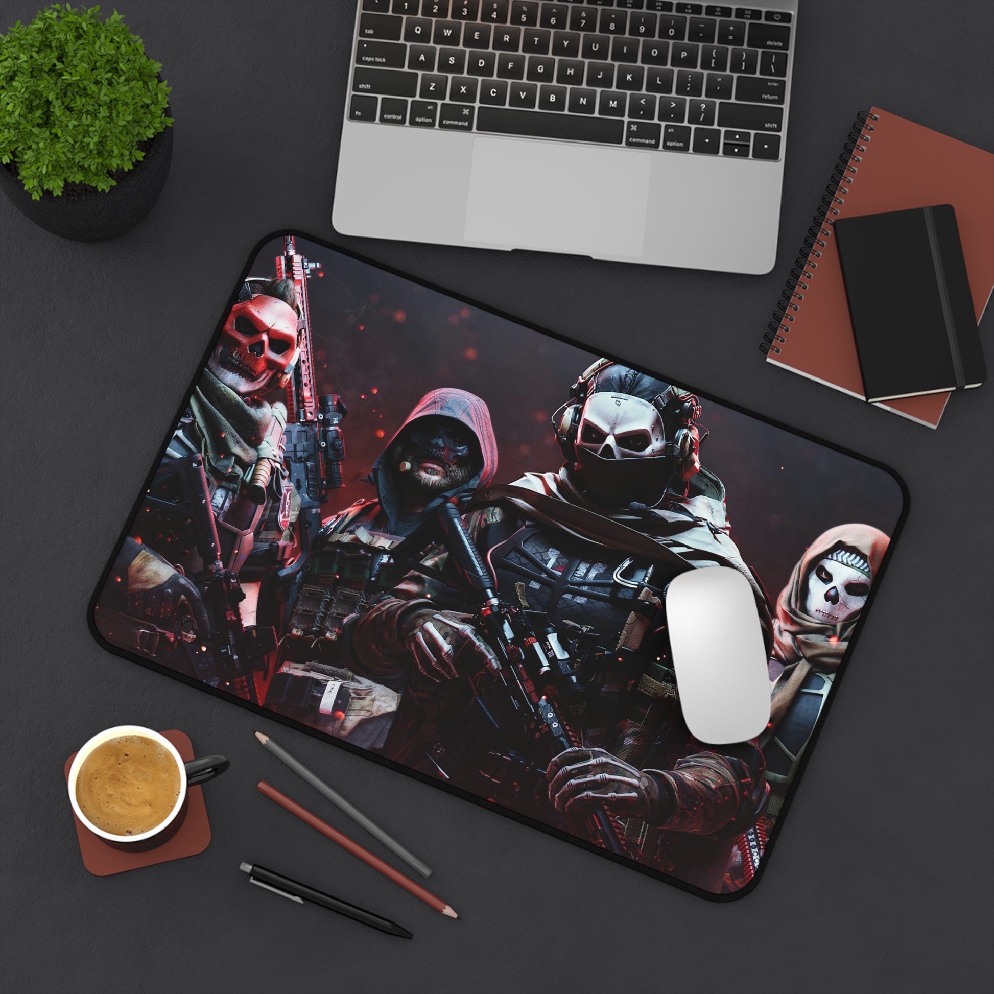 Call of Duty Desk Mat, Gaming keyboard matt, mousepad large, XXL extended deskpad mouse pad - Bold Print