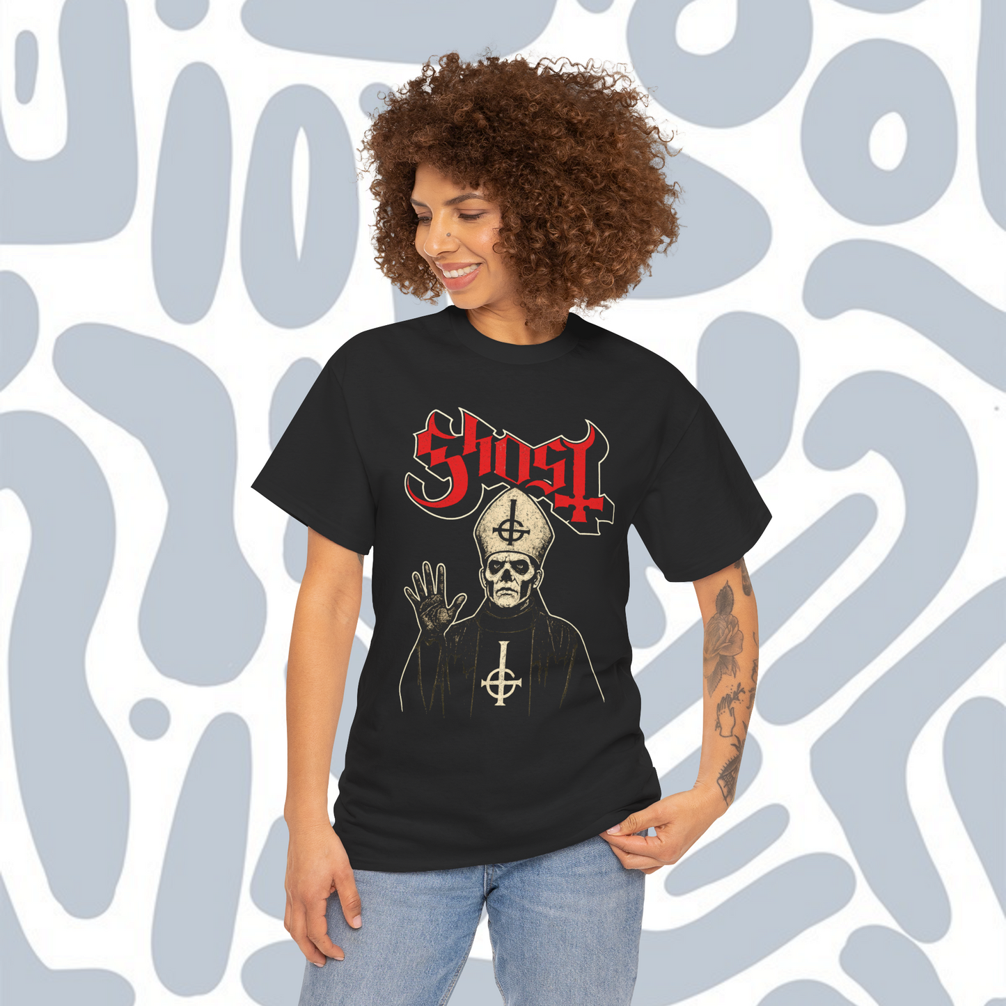 Ghost Band T-Shirt, Metal Unisex tee
