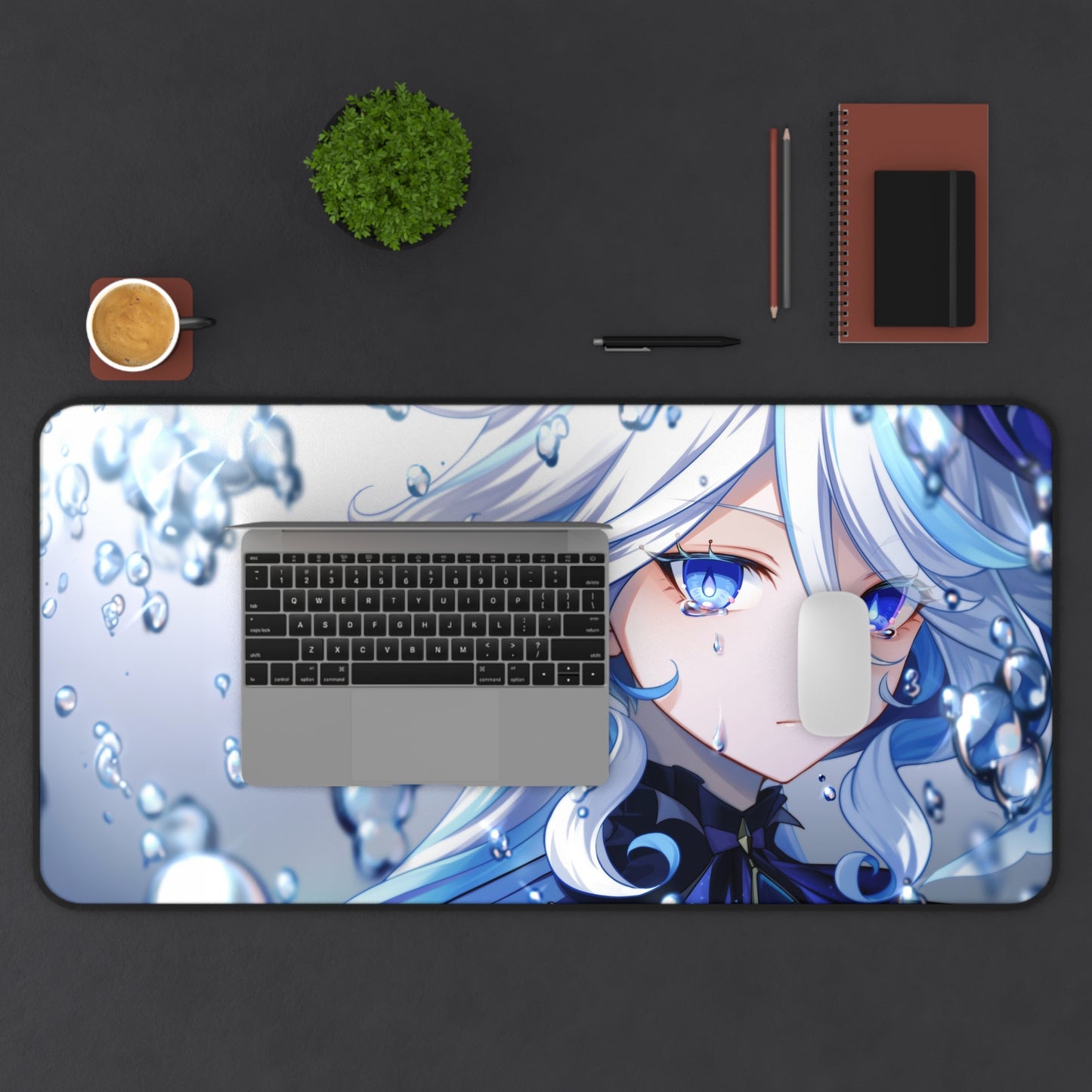 Anime Girl Furina Genshin Gaming Desk Mat