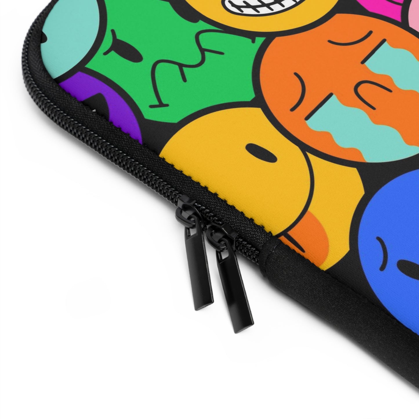 smile emoticons Laptop sleeve macbook or any laptop, laptop bag, Laptop carrying case