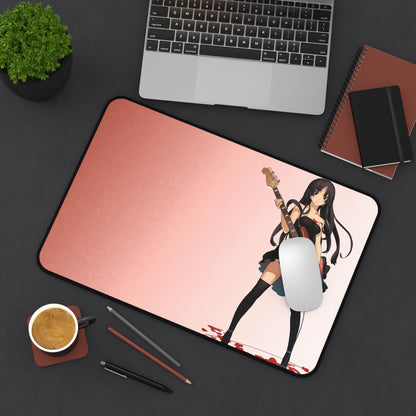 Anime girl with guitar Desk Mat, deskmat xl, Gaming keyboard matt, mousepad large, XXL extended deskpad mouse pad, large gaming mousepad - Bolt Print