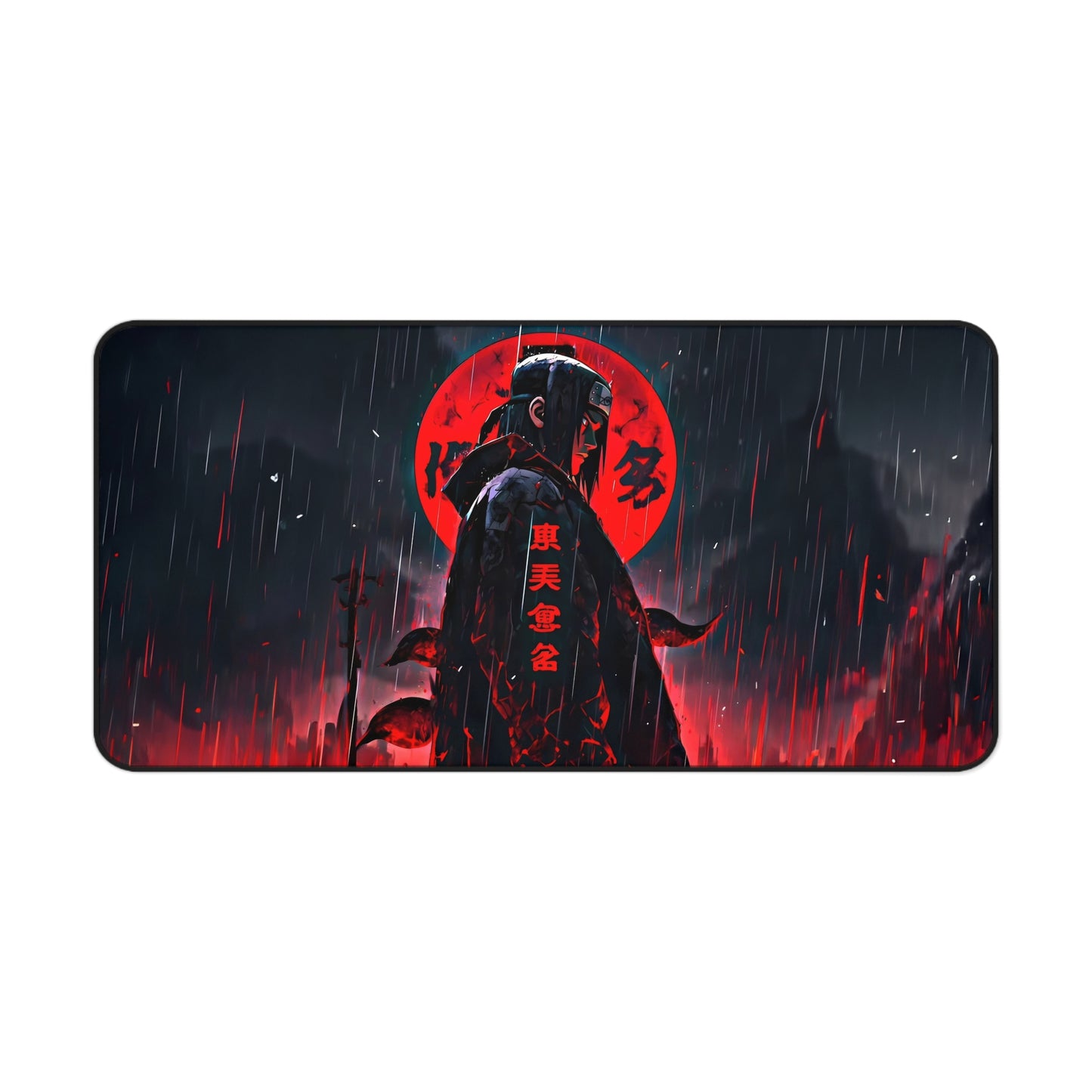 Itachi Uchiha Naruto Desk Mat, Gaming keyboard mat, mousepad large, XXL extended deskpad mouse pad