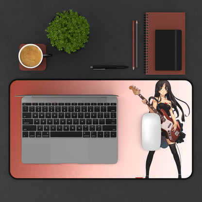 Anime girl with guitar Desk Mat, deskmat xl, Gaming keyboard matt, mousepad large, XXL extended deskpad mouse pad, large gaming mousepad - Bolt Print