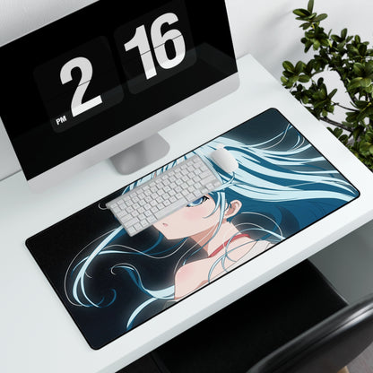 Anime girl Desk Mat, deskmat xl, Gaming keyboard matt, mousepad large, XXL extended deskpad mouse pad, large gaming mousepad - Bolt Print