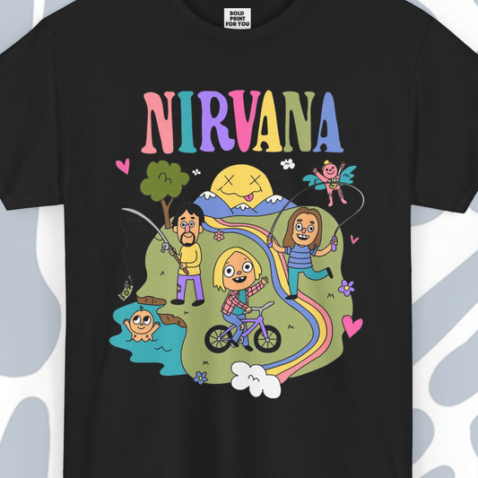 Nirvana T-Shirt, Metal Unisex tee