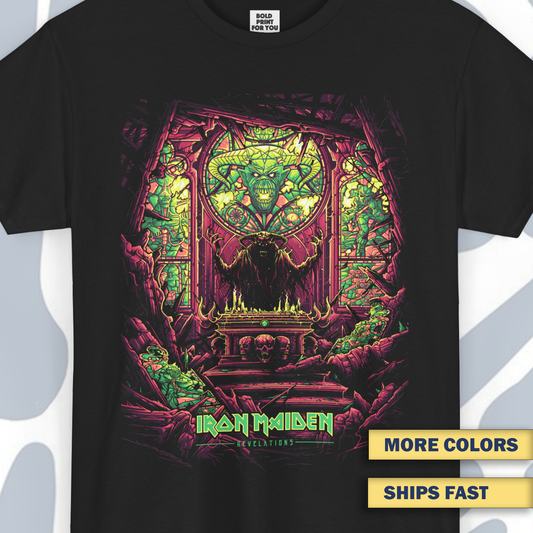 Iron Maiden 1 T-Shirt, Funny Unisex tee