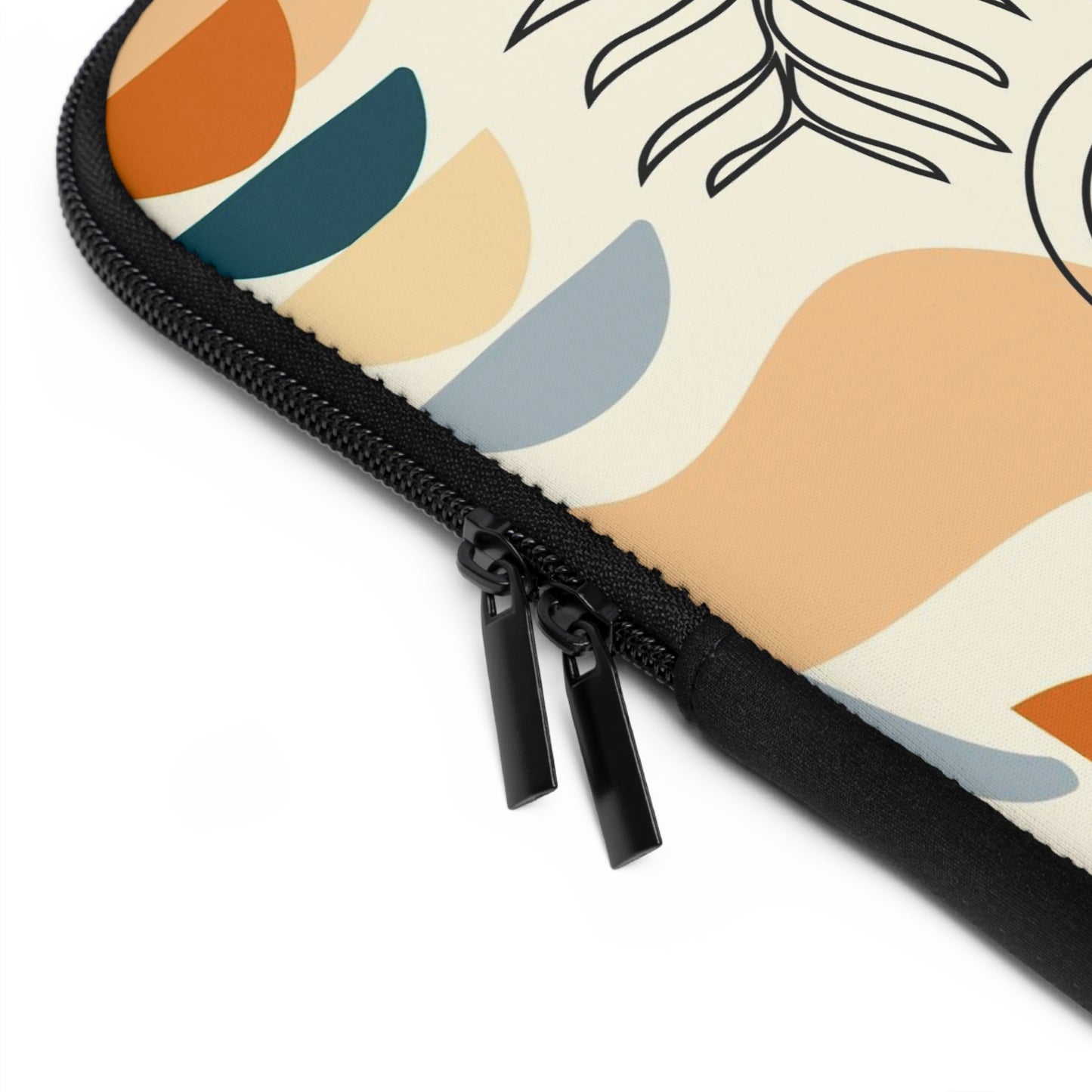 Laptop sleeve abstract shapes