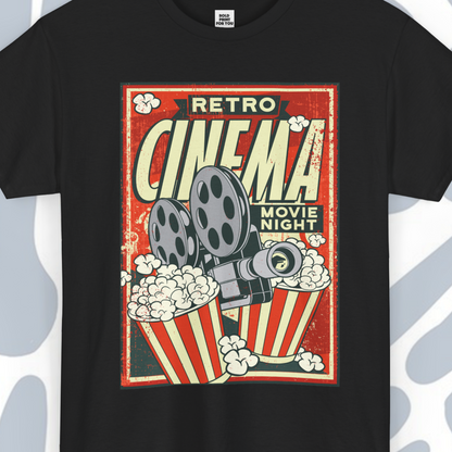 Retro cinema poster T-Shirt, Funny Unisex tee