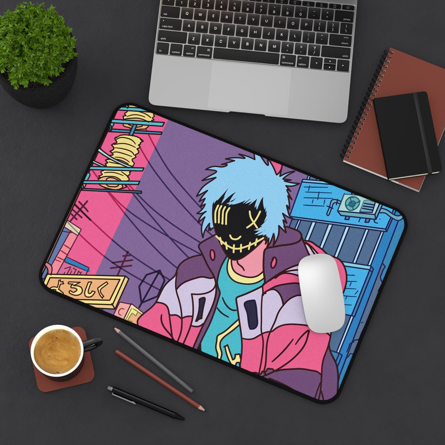 Anime Boy Gaming Desk Mat