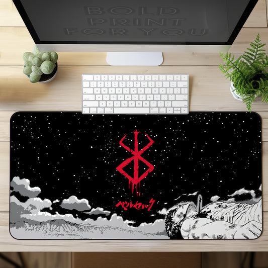 Anime Guts Berserk Night Gaming Desk Mat
