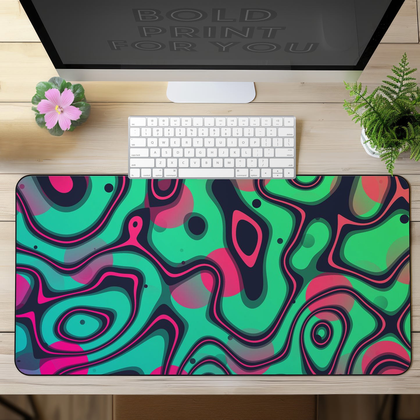 Abstract Symphony Desk Mat