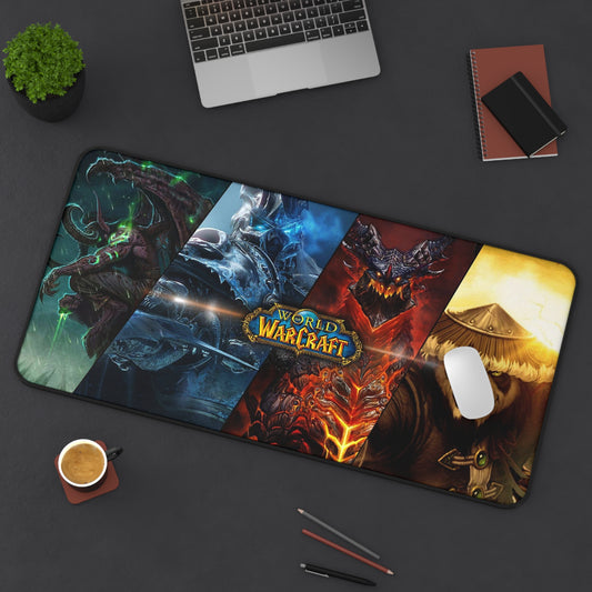 World of WarCraft Desk Mat, Gaming keyboard matt, mousepad large, XXL extended deskpad mouse pad - Bolt Print