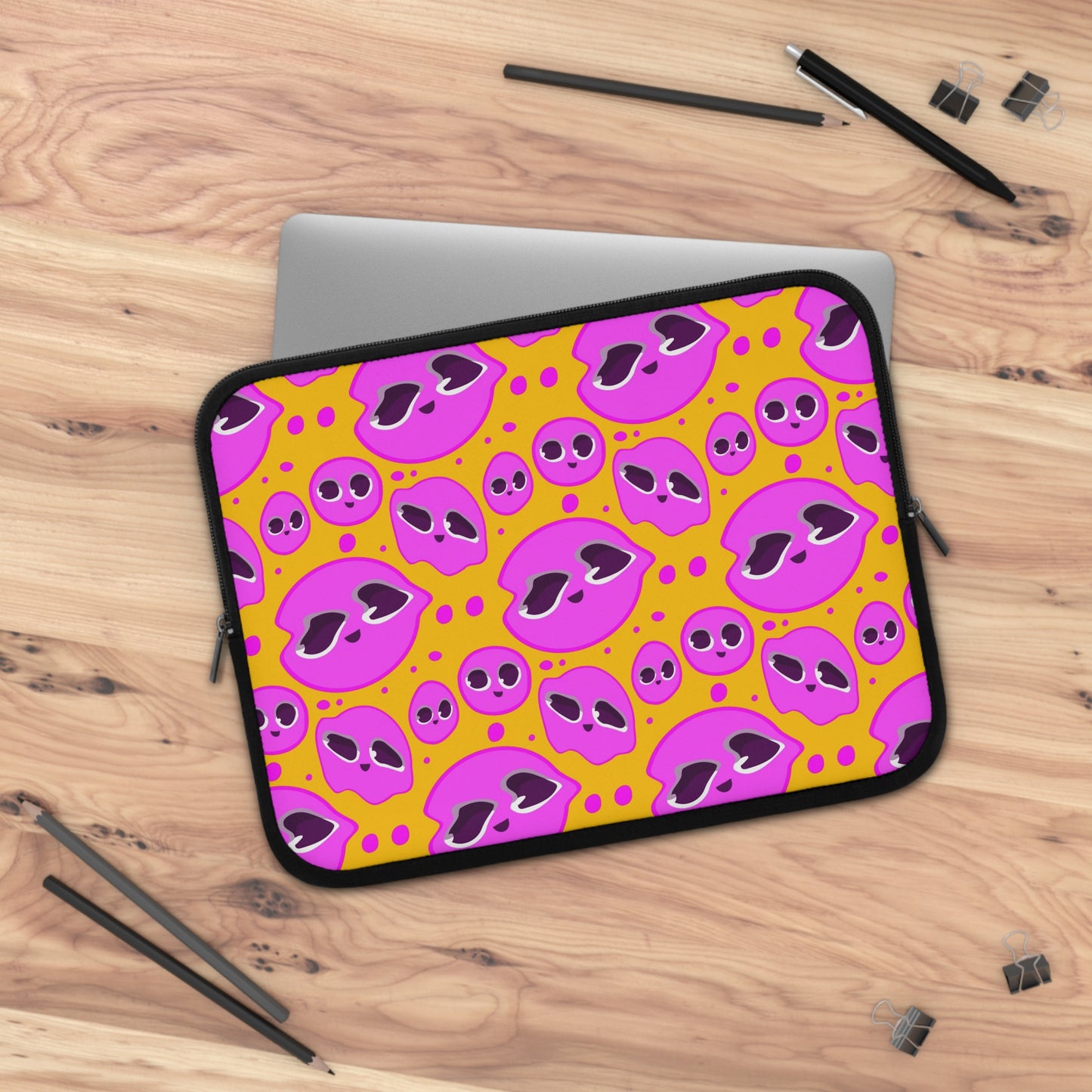 colorful smile Laptop sleeve macbook or any laptop, laptop bag, Laptop carrying case