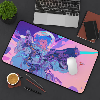 Anime Space Pirate Girl Desk Mat