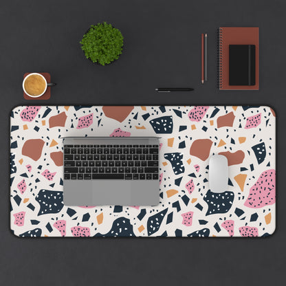 Colorful terrazzo Desk Mat, gaming mouse mat, mousepad large, XXL deskpad mouse pad