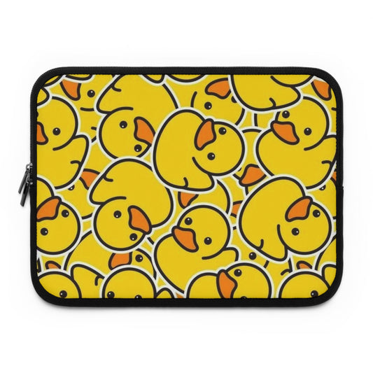 Yellow ducks Laptop sleeve macbook or any laptop, laptop bag, laptop cover