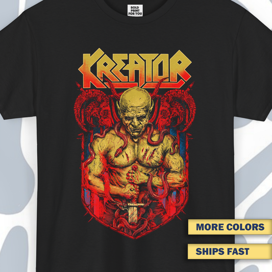 Kreator 1 T-Shirt, Metal Unisex tee