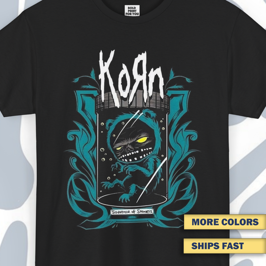 Korn Souvenir of Sadness T-Shirt, Funny Unisex tee