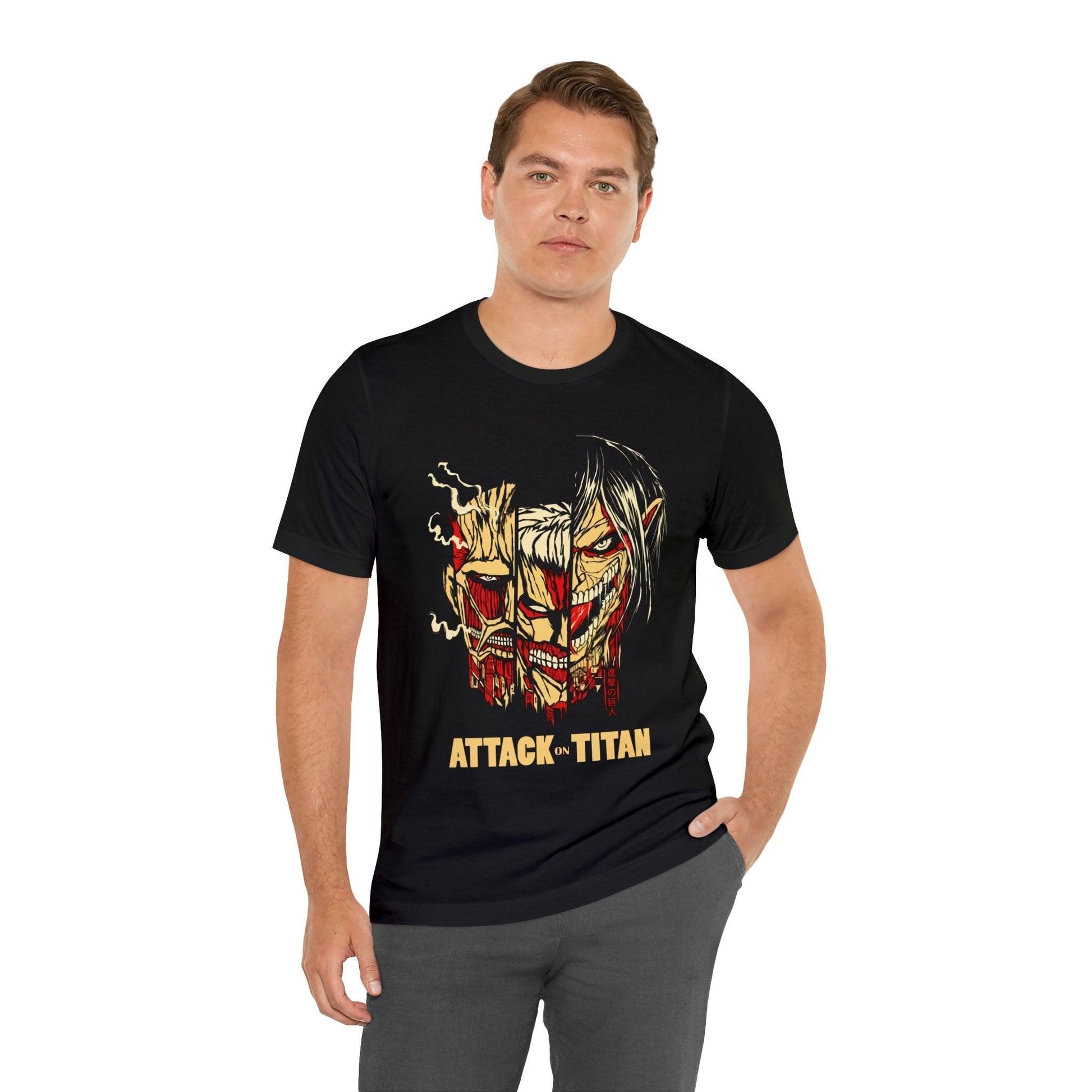 Anime attack on titan shirt, manga tshirt, anime clothing - Bolt Print