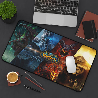 World of WarCraft Desk Mat, Gaming keyboard matt, mousepad large, XXL extended deskpad mouse pad - Bolt Print