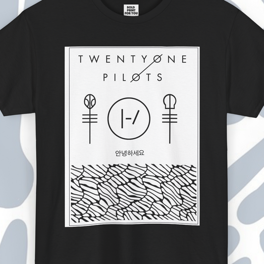 Twenty One Pilots (art 2) T-Shirt, Unisex Metal Merch
