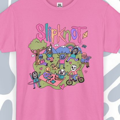 Slipknot Pink T-Shirt, Funny Unisex tee