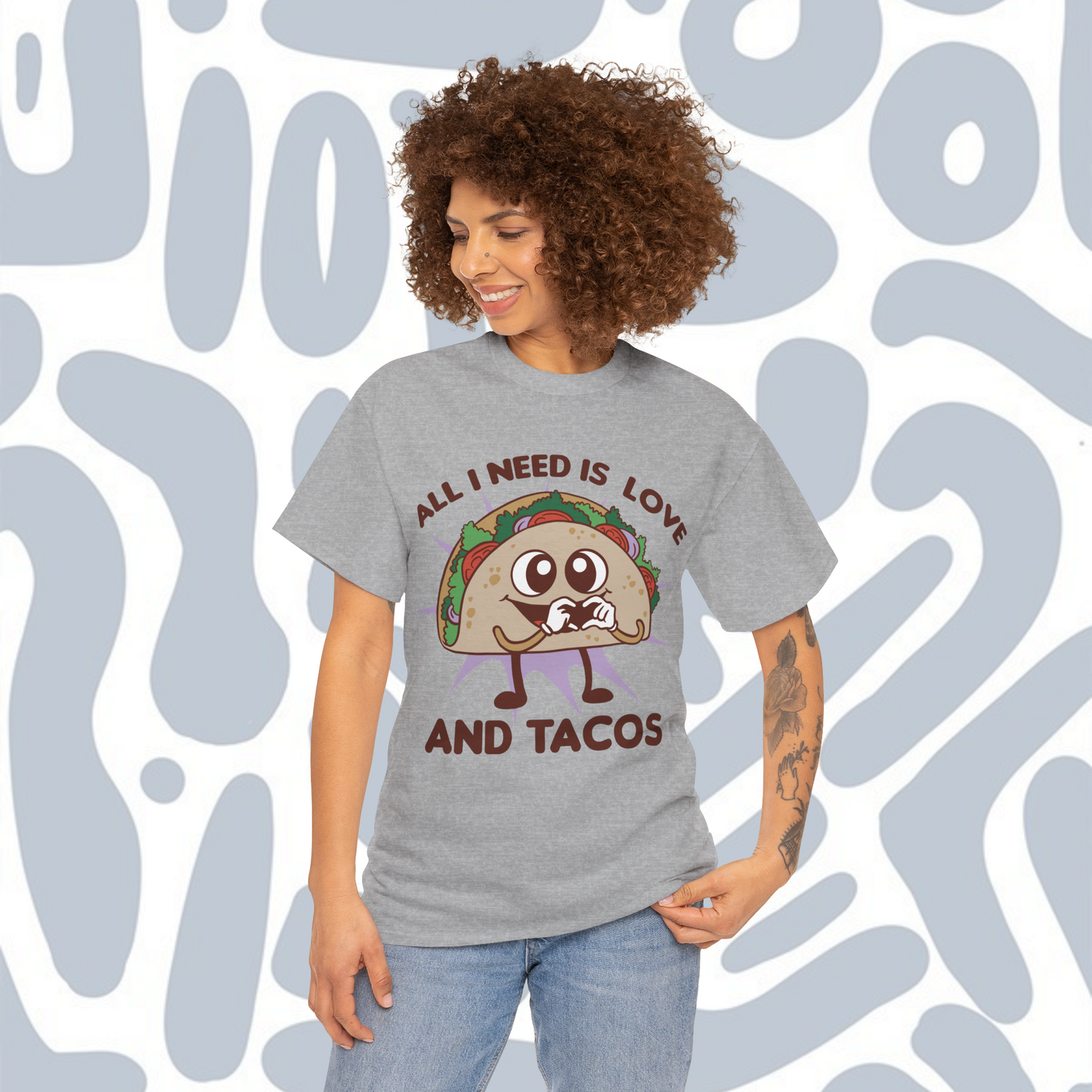 T-shirt Love and tacos