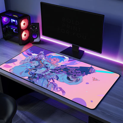 Anime Space Pirate Girl Desk Mat
