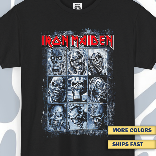 Iron Maiden 6 T-Shirt, Funny Unisex tee