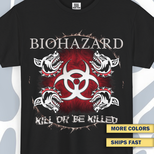 Biohazard T-Shirt, Metal Unisex tee