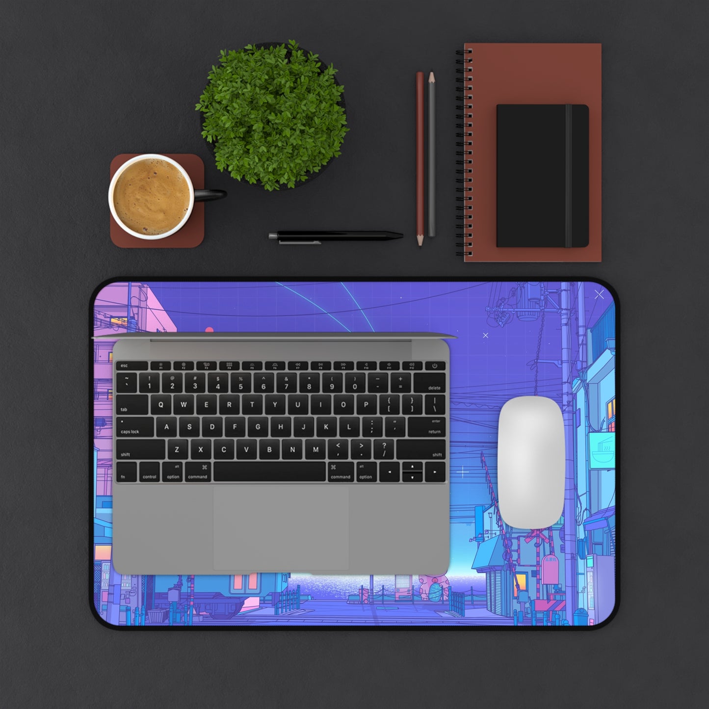 Lofi Japanese Gaming Desk Mat