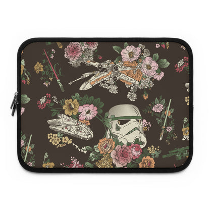 Star Wars Flowers Laptop sleeve macbook or any laptop 13, 15, 17 inch with print Star wars, laptop bag