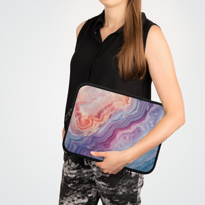 Light marble Laptop sleeve macbook or any laptop, laptop bag, Laptop carrying case