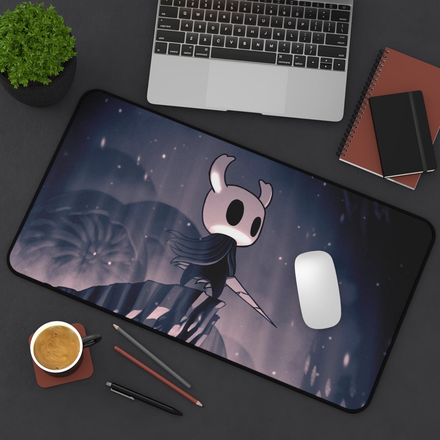 Hollow Knight Desk Mat, Gaming keyboard matt, mousepad large, XXL extended deskpad mouse pad - Bold Print