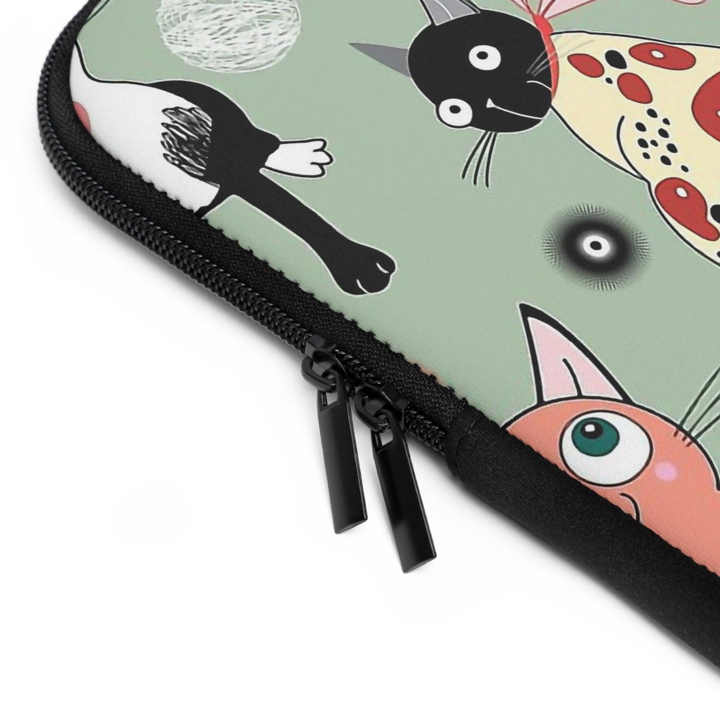 Cats Laptop sleeve - Bolt Print