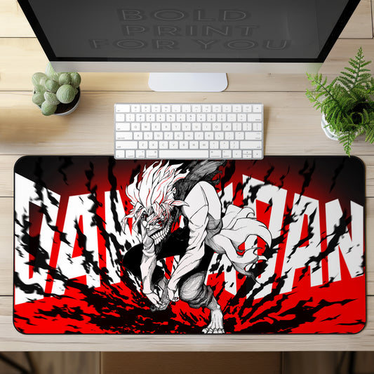 Anime Dandadan Ken Takakura Red Gaming Desk Mat