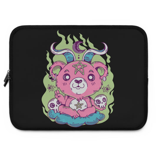 Bear satan Laptop sleeve, Laptop carrying case, laptop bag - Bolt Print